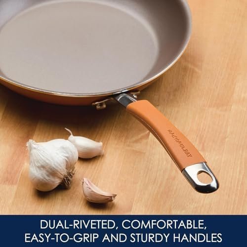 Rachael Ray Cucina Nonstick Cookware Pots and Pans Set - Image 7