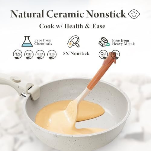Ceramic Nonstick Cookware Set - Image 4